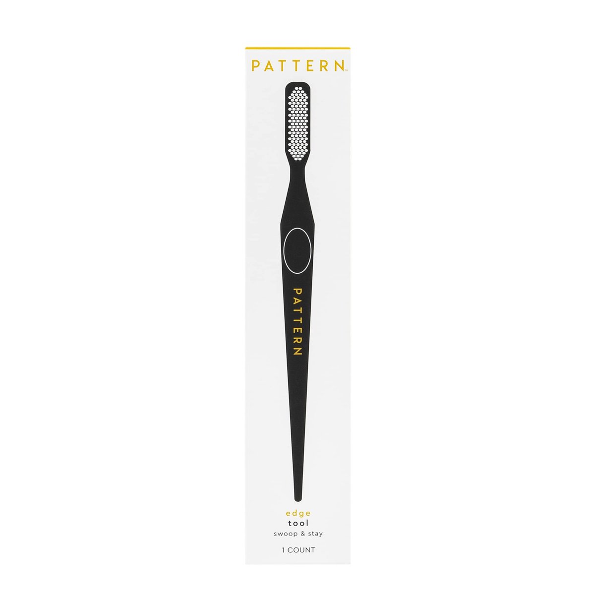 PATTERN Beauty Edge Tool - 3-in-1 Bürste für Babyhaare & Scheitelkamm