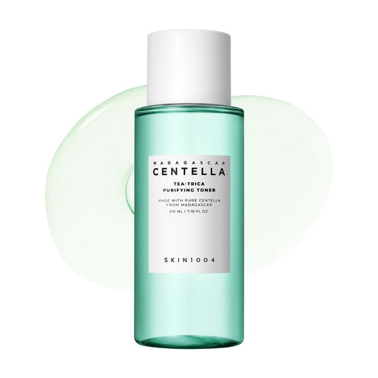 SKIN1004 Tea-Trica Purifying Toner – Korean Toner mit Teebaum & BHA, Centella Toner für Ölbalance & Hydratation, Leichtes Gesichtswasser zur Beruhigung & Erfrischung, Koreanische Hautpflege, 210 ml