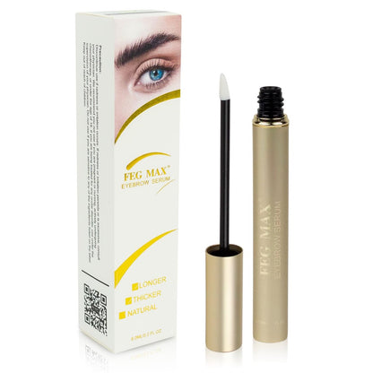 FEG Max Augenbrauen-Wachstumsserum | Stärkendes und verdichtendes Brauenserum, 6 ml
