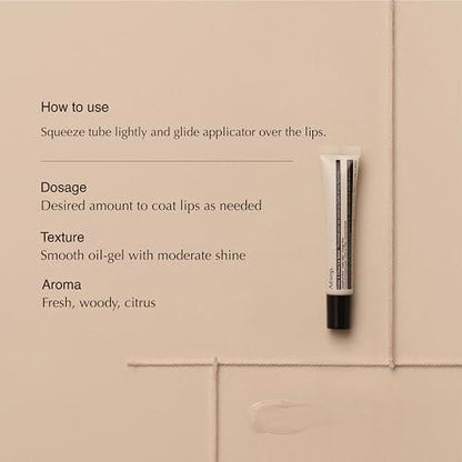 Aesop Cedar & Citrus Lip Balm | Pflegende Lippenpflege für trockene, rissige Lippen | Geschmeidige Öl-Gel-Formel | 9 ml