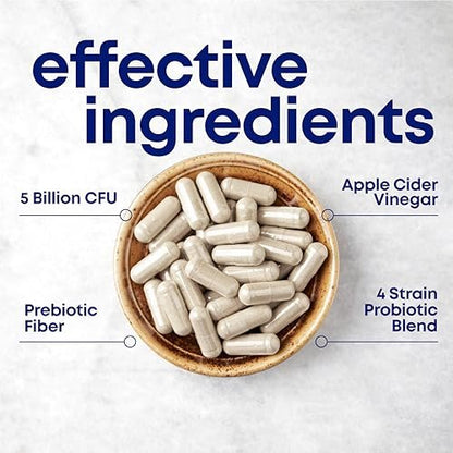 her own Probiotika für Frauen – 5 Milliarden KBE mit Präbiotika, unterstützt gesunde Verdauung, 11 Stämme, glutenfrei, sojafrei, vegan, Non-GMO, 30 Kapseln, 30 Portionen