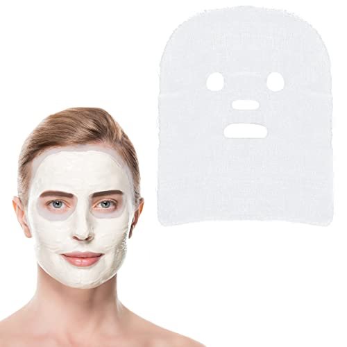 100 vorgestanzte Gaze-Gesichtstücher aus Baumwolle – Weiche Hochfrequenz-Gesichtspads für Hautpflege, Spas und Schönheitssalons