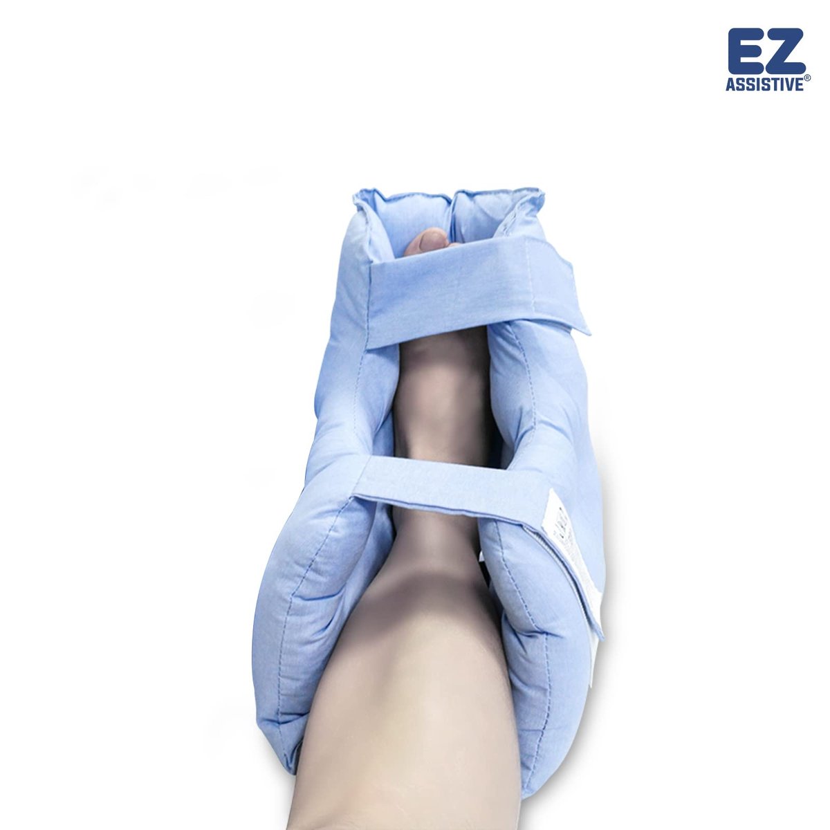 EZ Assistive Fersenpolster – Druckentlastung & Dekubitus-Prophylaxe, 1 Stück, Blau