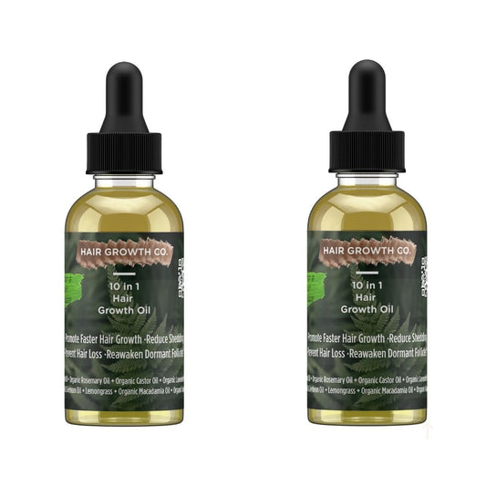 10-in-1 Haarwuchsöl (60 ml) – Mit afrikanischem Chebe-Pulver für extremes Haarwachstum