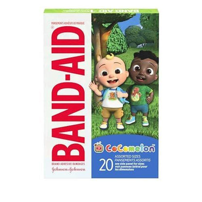 Band-Aid Pflaster für Kinder mit CoComelon Motiven – Sterile Wundversorgung, 20er Pack