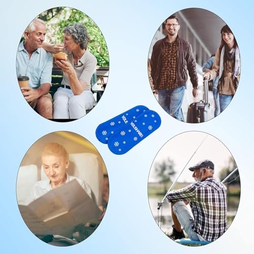 YOUSHARES Diabetes Kühlpacks für Diabetiker Reiseetui - TSA-zugelassene Kühlpacks für Insulin Kühltasche, Mini-Kühlpacks geeignet für die meisten isolierten Medikamententransporttaschen (2er-Pack)