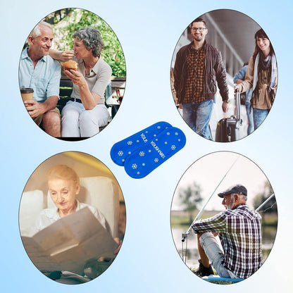 YOUSHARES Diabetes Kühlakkus für isolierte Medikamententasche – TSA-zugelassene Kühlpacks für Insulin-Kühlkoffer, Mini-Kühlakkus passend für die meisten Medikamentenkühltaschen (2er-Pack)