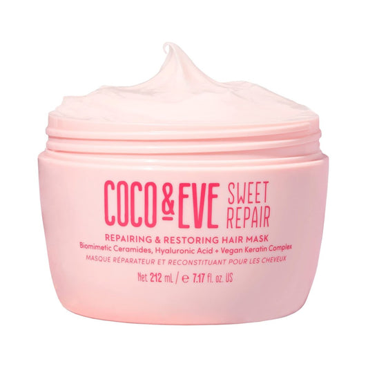 Coco & Eve Sweet Repair Reparierende & Restrukturierende Haarmaske – 85% stärkeres Haar, 65% weniger Haarschäden – mit Biomimetischen Ceramiden, Hyaluronsäure & Veganem Keratin – 200 ml