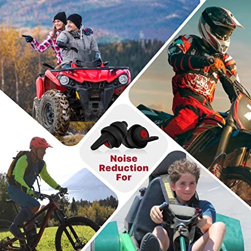 Motorrad Ohrstöpsel gegen Windgeräusche – 2 Paar wiederverwendbare Ohrstöpsel für Motorradfahrer – weicher, bequemer Gehörschutz für Touring, Rennen, Fahren – 25 dB – Biker Geschenk