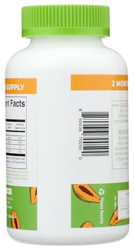 MARYRUTH'S Ballaststoff-Gummibärchen für Kinder | 2 Monate Vorrat | Zuckerfrei | Kinder Ballaststoffe ab 4 Jahren | Löslicher Ballaststoff | Unterstützung für Darmgesundheit & Verdauung | 3g Ballaststoffe pro Gummibärchen | Vegan | 60 Stück