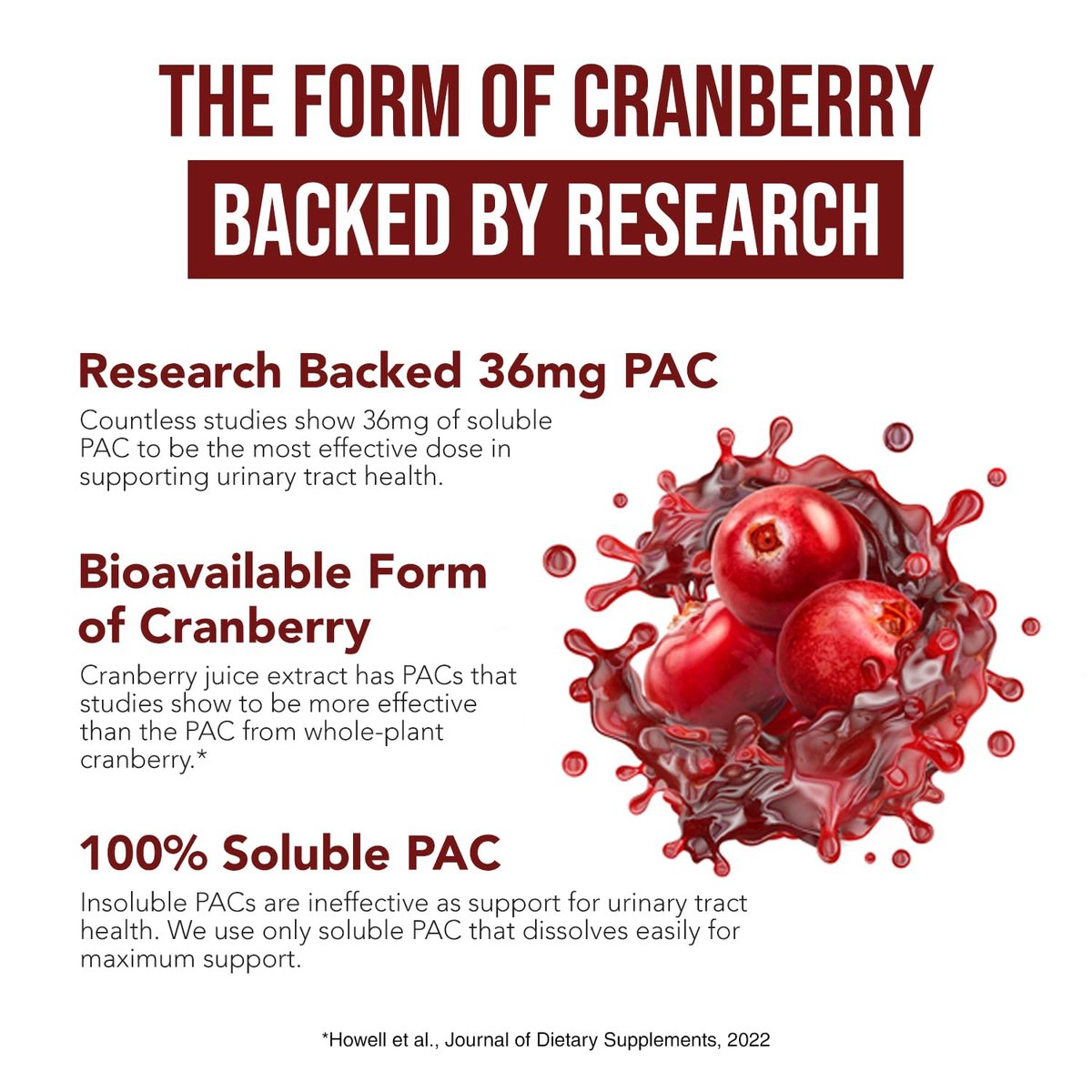 CranEaze®: Cranberrysaft-Extrakt plus D-Mannose – 36 mg PAC, 100% lösliches PAC – Unterstützt die Gesundheit der Harnwege – Wirksamste Cranberry-Kapseln für Frauen, UTI-Cranberry-Ergänzung – 60 Kapseln
