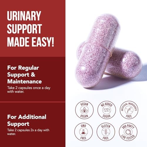 CranEaze®: Cranberrysaft-Extrakt plus D-Mannose – 36 mg PAC, 100% lösliches PAC – Unterstützt die Gesundheit der Harnwege – Wirksamste Cranberry-Kapseln für Frauen, UTI-Cranberry-Ergänzung – 60 Kapseln