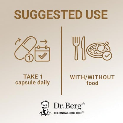 Dr. Berg Maximum Stärke 2-in-1 Vitamin D3 K2 5.000 IE | Natürlich gewonnenes D3 | 4-fach laborgeprüft & verifiziert | Hochabsorbierendes Formula | D3 K2 Vitamin Supplement - 60 Kapseln