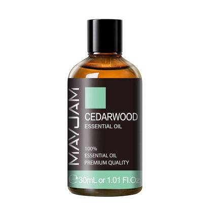 MAYJAM Zedernholz Ätherisches Öl 30ml - Premium Qualität für Massage, Diffuser, Kerzenherstellung & DIY Seife