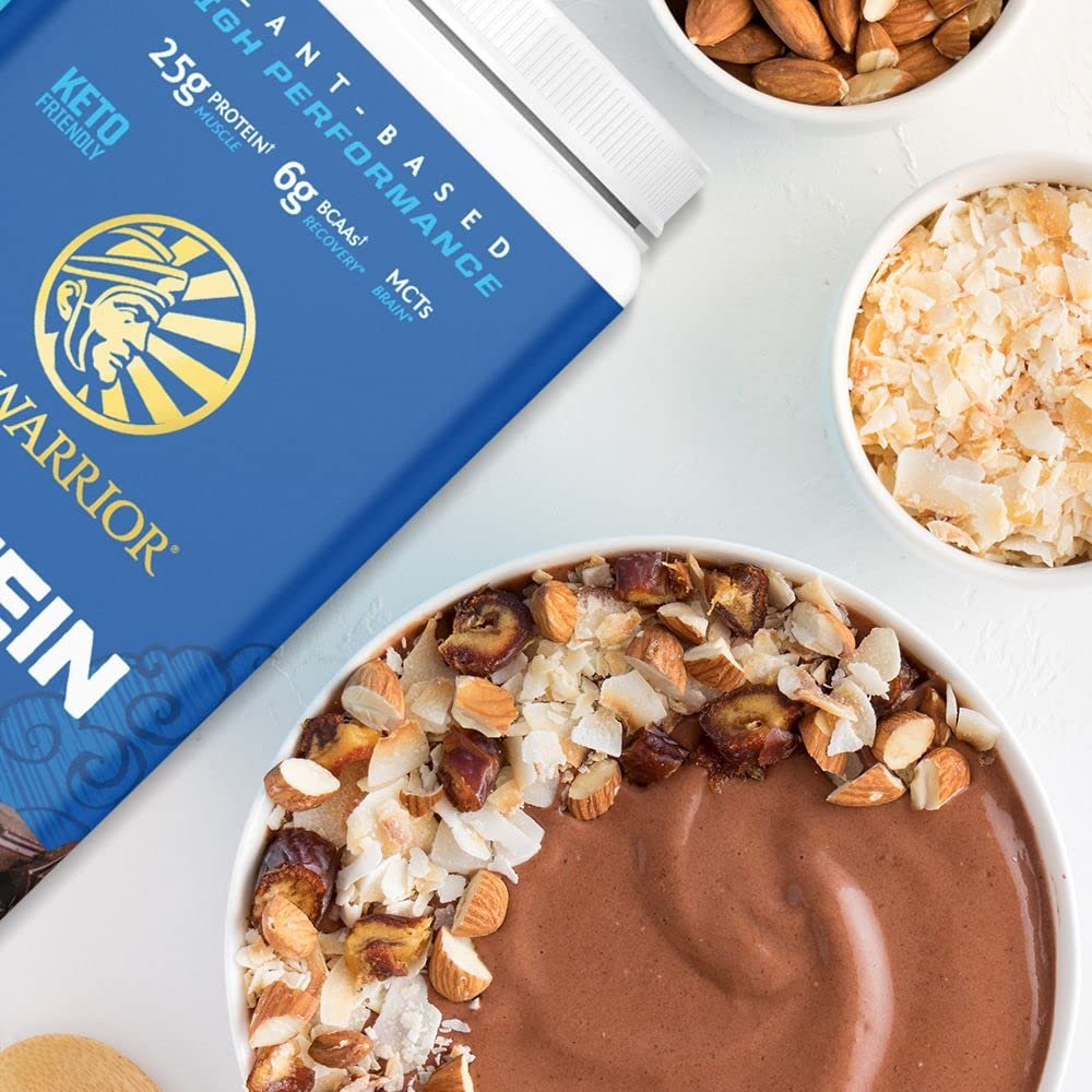 Bio pflanzliches Proteinpulver | veganes Bio-Proteinpulver Schokoladengeschmack mit BCAA-Aminosäuren & Hanf-Erbsen-Mischung | Nicht-GVO, sojafrei, milchfrei & glutenfrei (Schokolade, 17 Portionen)