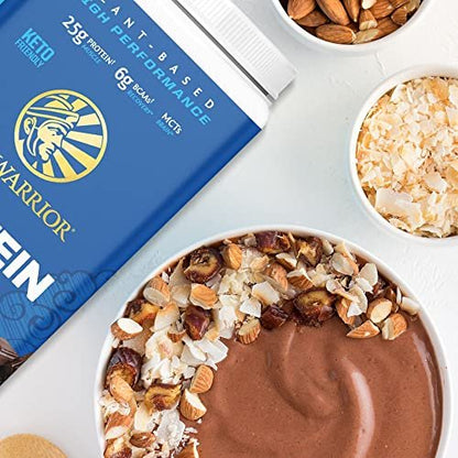 Bio pflanzliches Proteinpulver | veganes Bio-Proteinpulver Schokoladengeschmack mit BCAA-Aminosäuren & Hanf-Erbsen-Mischung | Nicht-GVO, sojafrei, milchfrei & glutenfrei (Schokolade, 17 Portionen)