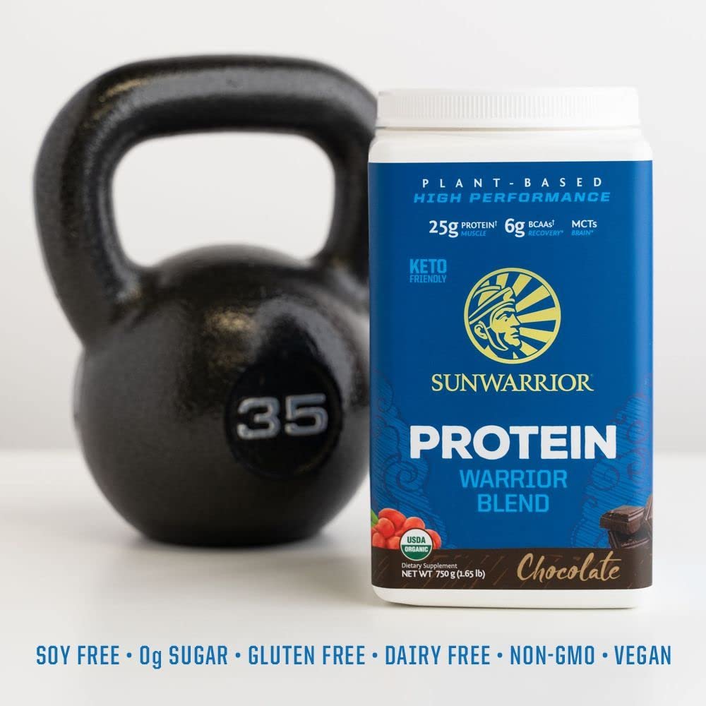 Bio pflanzliches Proteinpulver | veganes Bio-Proteinpulver Schokoladengeschmack mit BCAA-Aminosäuren & Hanf-Erbsen-Mischung | Nicht-GVO, sojafrei, milchfrei & glutenfrei (Schokolade, 17 Portionen)