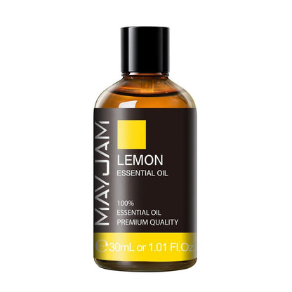 MAYJAM Zitronenöl 30ml – Premium ätherisches Zitronenöl mit Glaspipette für Aromatherapie-Diffuser, Kerzen- und Seifenherstellung