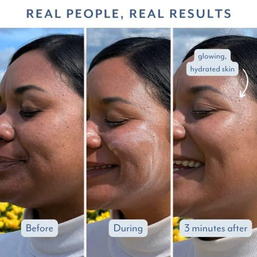 Bloomeffects Tulip Dew Sonnenschutz Serum mit mineralischem Breitband-LSF 50, wasserbeständig bis 40 Minuten, tierversuchsfreie Clean Beauty, 55 ml