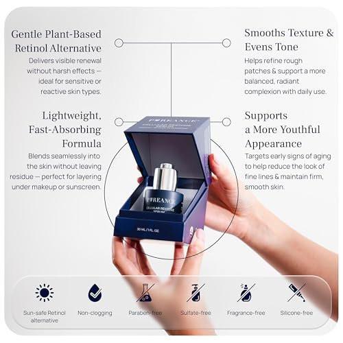 PUREANCE Bio-Bakuchiol Plumping Serum – Organisches Bakuchiol Serum für Gesicht, Falten & Kollagen – Zellregeneration mit Jojobaöl, Sanddorn, Camu Camu, Babchi, Ahornblatt-Extrakten & mehr – 30 ml