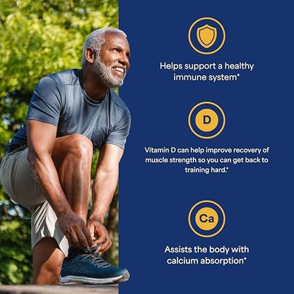 Puritan's Pride Premium Sunvite™ Vitamin D3 10.000 IE – Hochdosiertes Nahrungsergänzungsmittel für Knochen, Zähne und Immunsystem – 100 Weichkapseln mit schneller Freisetzung