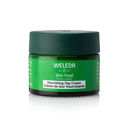 Weleda Skin Food Gesichtspflege Nährende Tagescreme, 1,3 Unzen, Pflanzenreiche Feuchtigkeitscreme mit Olivenblattextrakt, Squalan und Kamille