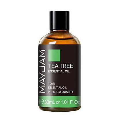 Tea Tree Öl, MAYJAM Reines ätherisches Öl für Diffuser, 30 ml – Ideal für Zuhause & Büro