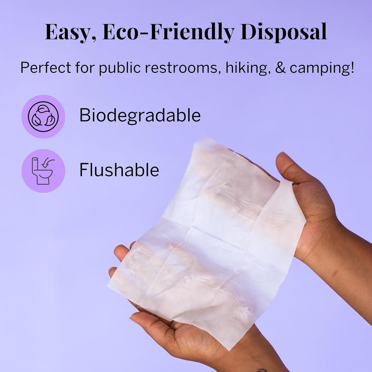 Pixie Feminine Wipes – Für unterwegs: Feuchttücher für die Intimhygiene – Sicher für Menstruationstassen & Scheiben – Biologisch abbaubar, spülbar, pH-neutral & unparfümiert (20 Tücher)