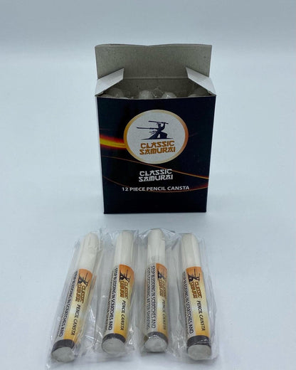 Classic Samurai Styptic Pen – Traditioneller Rasier-Alaunblock – 12er-Pack