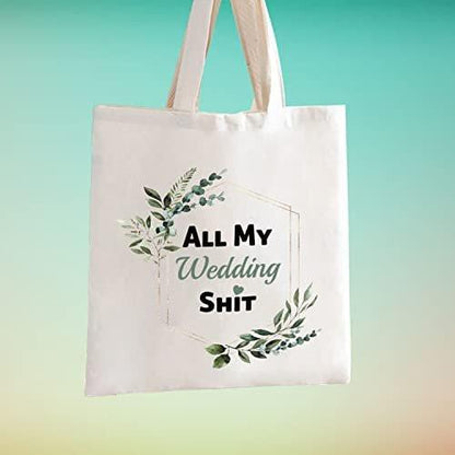 TSOTMO Brautgeschenk-Tasche: Notfall-Kit-Tragetasche für den Hochzeitstag mit Blumenmuster