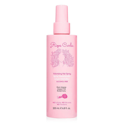 Rizos Curls Alkoholfreies Locken-Haarspray – Flexibler Halt, Volumen & Frizz-Kontrolle – Verleiht Glanz & Sprungkraft für alle Haartypen Wavy, Curly, Coily 1a–4c – Sulfat-, Paraben- & Alkoholfrei