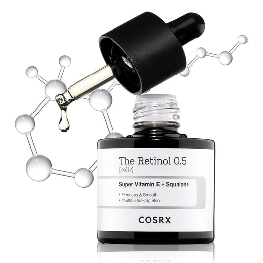 COSRX Retinol 0.5 Öl – Anti-Aging Serum mit 0,5 % Retinoid für das Gesicht – Reduziert Falten und feine Linien – Sanfte Hautpflege für Tag und Nacht – Koreanische Hautpflege