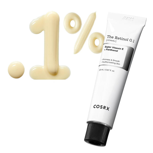 COSRX Retinol 0,1% Creme – Anti-Aging Augen- & Halscreme mit Retinoid zur Straffung der Haut, Reduzierung von Falten & feinen Linien, sanfte tägliche koreanische Hautpflege, 20 g