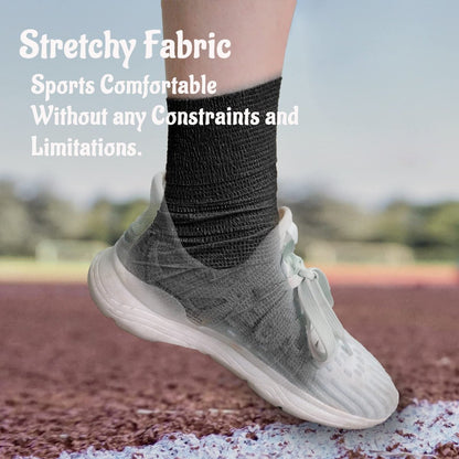 24er Pack Selbsthaftende Kohäsive Bandage, 2 x 5 Yards, Elastischer Grip Wickel, Schwarz, Veterinärwickel für Hunde, Sportbandagen für Erste Hilfe, Sport, Knöchel- und Handgelenkverstauchungen