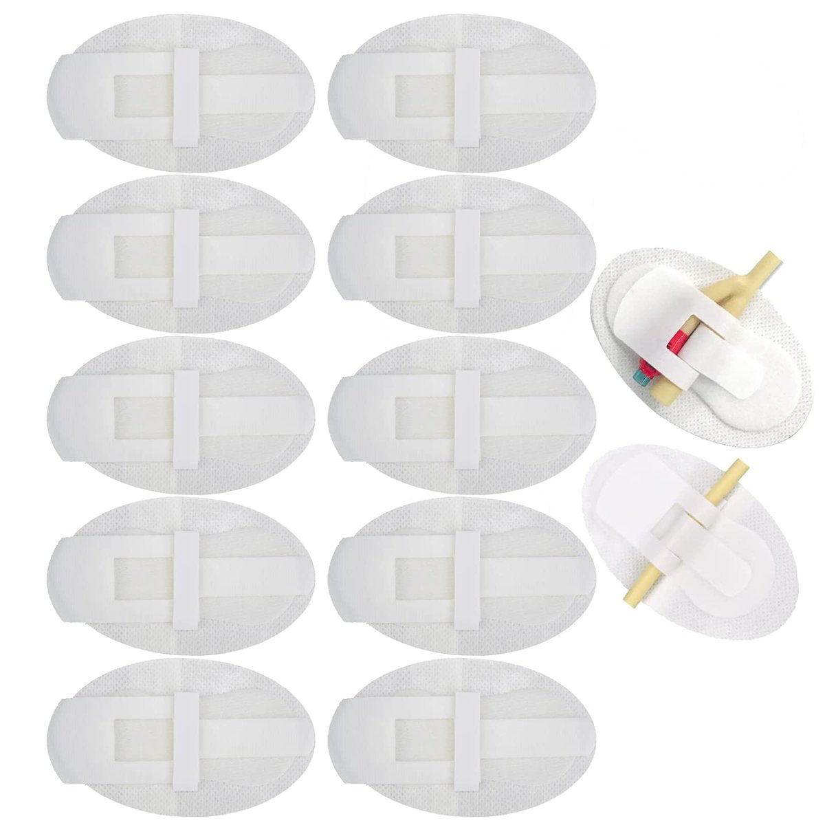 Katheterfixierungsvorrichtung – Beinbeutelhalter mit Klebepad (10er-Pack) – BOJEE