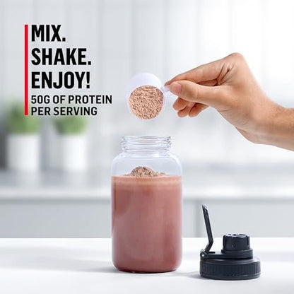 Muscle Milk Pro Series Protein Pulver, Knockout Chocolate, 2 Pfund, 11 Portionen, 50g Protein, 3g Zucker, 20 Vitamine & Mineralien, NSF für Sport zertifiziert