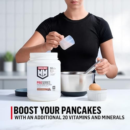 Muscle Milk Pro Series Proteinpulver, Slammin' Strawberry, 2 Pfund, 11 Portionen, 50g Protein, 3g Zucker, 20 Vitamine & Mineralstoffe, NSF zertifiziert für Sport
