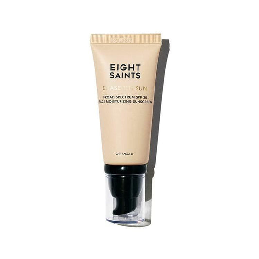 Eight Saints Chase the Sun Breitband-SPF 30 Gesichts-Feuchtigkeitssonnencreme mit mineralischem Sonnenschutz, Hyaluronsäure, Squalan und Vitamin E, 59 ml