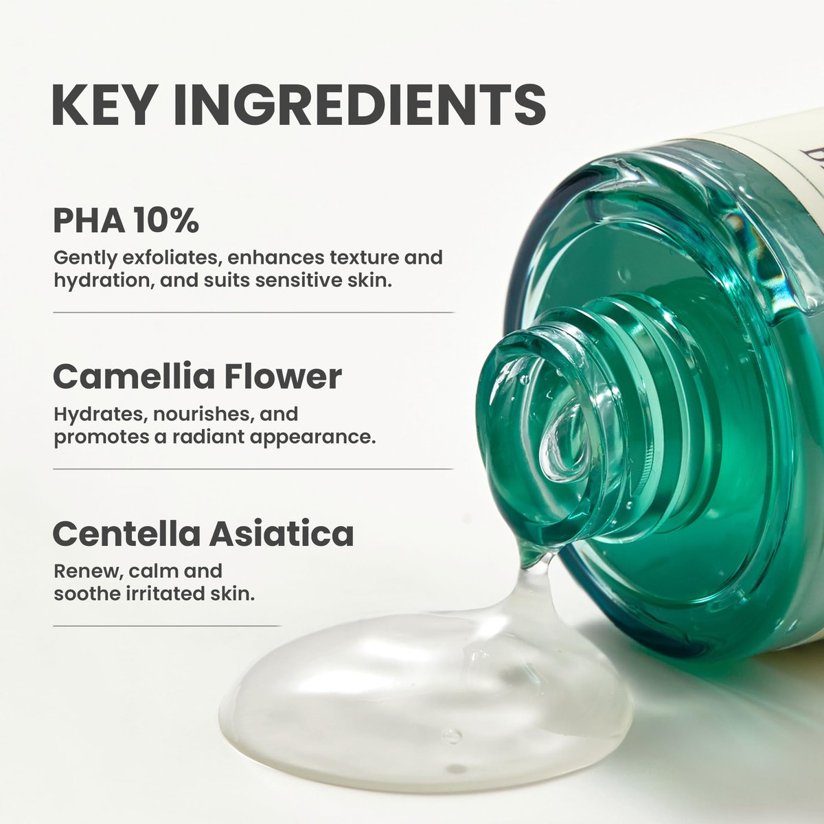 AXIS-Y PHA Resurfacing Glow Peel – 10% PHA Fruchtextrakt Mildes Peeling Gel, Porenverfeinerer, Vegane Koreanische Hautpflege, 50 ml