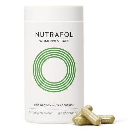 Nutrafol Frauen Haarvitamine – Klinisch getestet für sichtbar dichteres, stärkeres Haar – für Frauen 18-44 Jahre – 1 Monatsvorrat