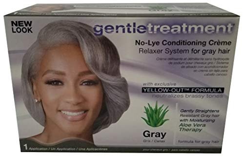 2er-Set - Gentle Treatment Relaxer für graues Haar, No-Lye-Kit, 1 Stück