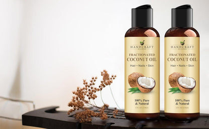 Handcraft Blends Fraktioniertes Kokosöl - 118 ml - 100% rein und natürlich - Premium Trägeröl für Haut und Haare - Körper und Haarpflege - Massageöl
