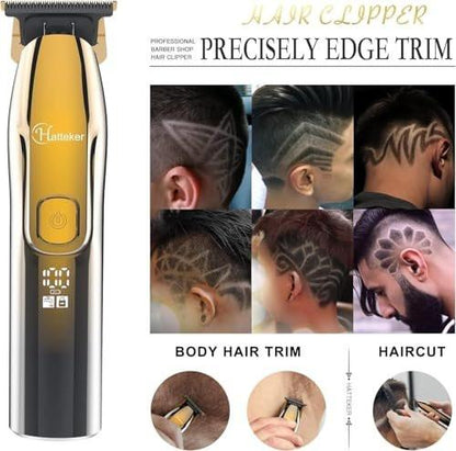 Hatteker Folienrasierer für Glatzköpfe – Elektrorasierer für Herren mit Präzisionstrimmer, Bartschneider, 3-fach Klinge, wasserdicht, kabellos