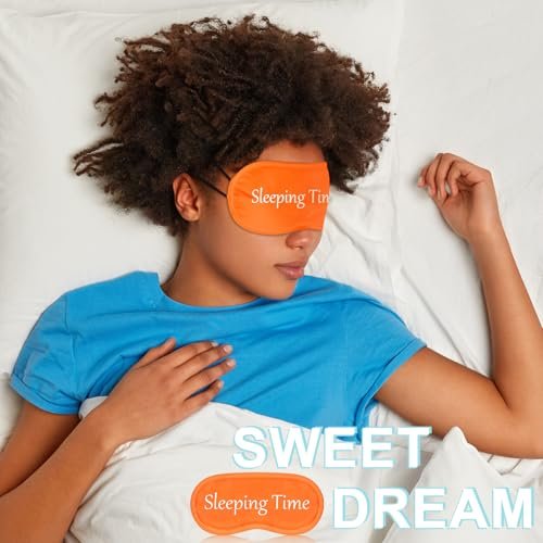 Eurzom 20 Stücke lustige Schlafmasken im Set mit verstellbarem Band – Schlafbrillen für Nacht, Spa, Frauen, Männer, Erwachsene, Pyjama-Party-Geschenke (Bunte Farben)
