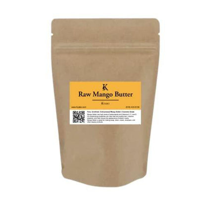 Kyabo 100% Reine Mangobutter, Roh, Bio & Unraffiniert, Chemiefrei, Natürliche Hautfeuchtigkeitscreme, Ideal für DIY Körperbutter, Lippenbalsam, Sonnencreme-Seifen & Lotionen (2,27 kg)