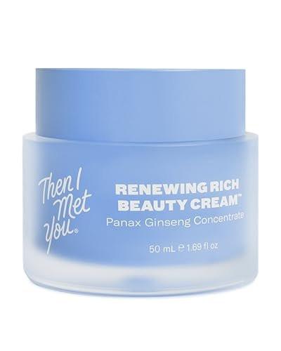 Then I Met You Renewing Rich Beauty Cream – Tiefenfeuchtigkeit Koreanische Feuchtigkeitscreme mit Quad Ginseng Complex, vegan, tierversuchsfrei, alkoholfrei