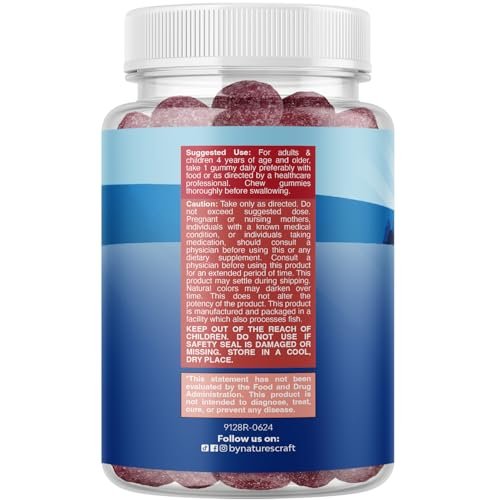 Magnesium Gummis für Kinder – Beruhigendes Mg-Citrat mit Himbeergeschmack – Unterstützt Nerven, Muskeln und Herzgesundheit – 90 Stück