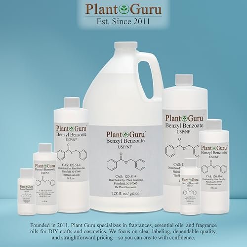 Benzylbenzoat USP-Qualität Flüssigkeit 16 fl. oz. - Ideal für Duft-/Aromastoffe, Kosmetik, Haar- & Kopfhautprodukte