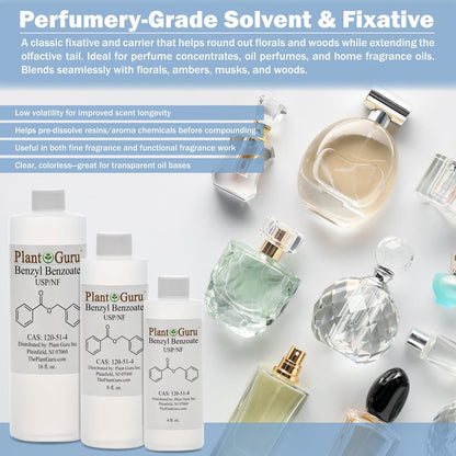 Benzylbenzoat USP-Qualität Flüssigkeit 16 fl. oz. - Ideal für Duft-/Aromastoffe, Kosmetik, Haar- & Kopfhautprodukte
