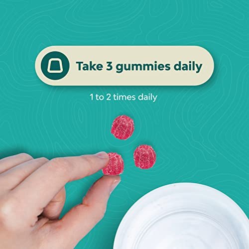 Extra Starke Magnesium Gummibärchen für Erwachsene – Beruhigende Magnesiumcitrat-Gummis mit elementarem Magnesium – Schlafhilfe, weiche Kautabletten mit Himbeergeschmack – Körper- und Geistesentspannung – 90 Stück